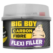 Big Boy Carbon Fibre Flexi Filler Strong Ultra Light Plastic Metal Dents - 250ml