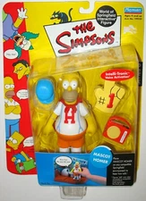 2002 The Simpsons MASCOT HOMER Action Figure with Intellitronic Voice MOC