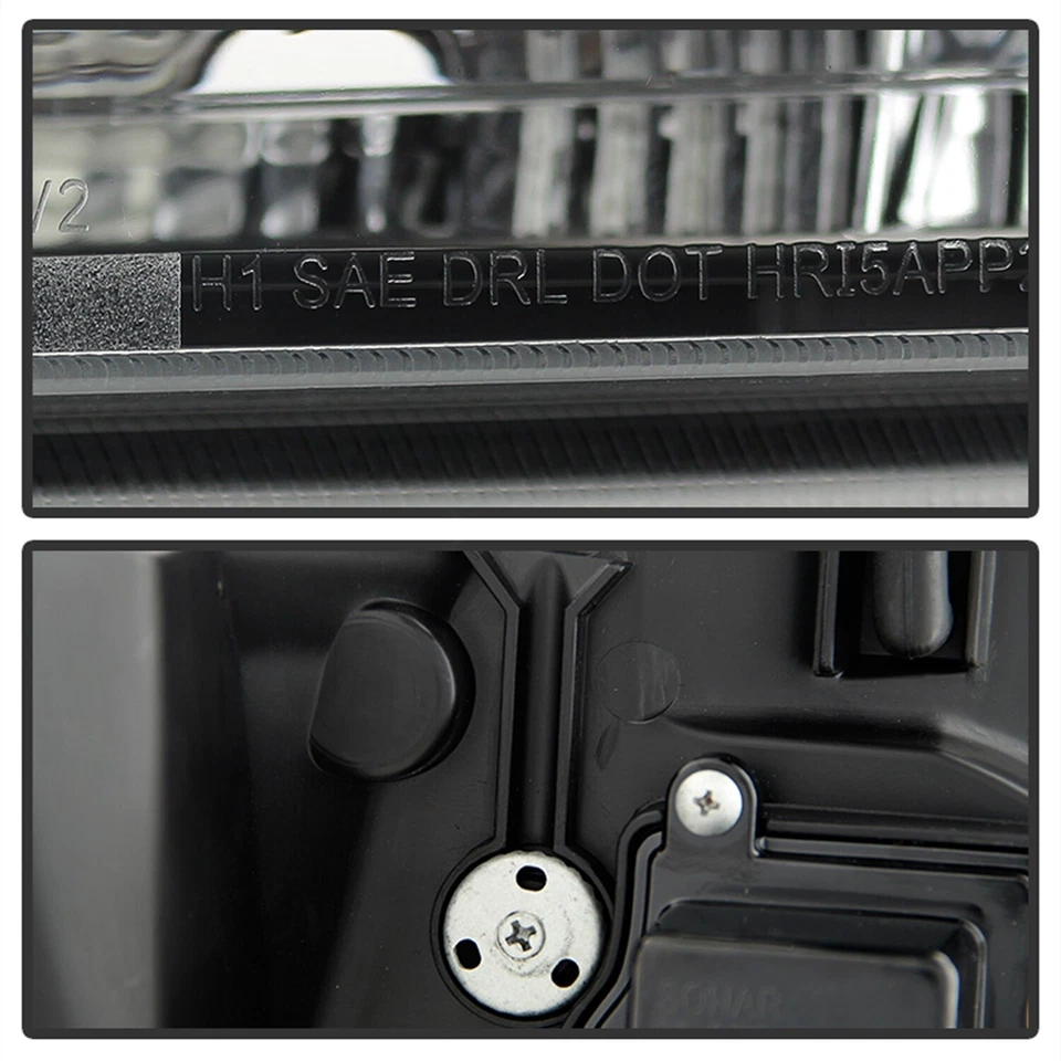 Spyder Auto 5082565 DRL LED Projector Headlights - Image 4 of 4