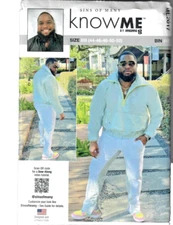 Mens Pullover Jacket  & Pants Know Me By Mimi G Sewing Pattern Size 44-52 ME2017