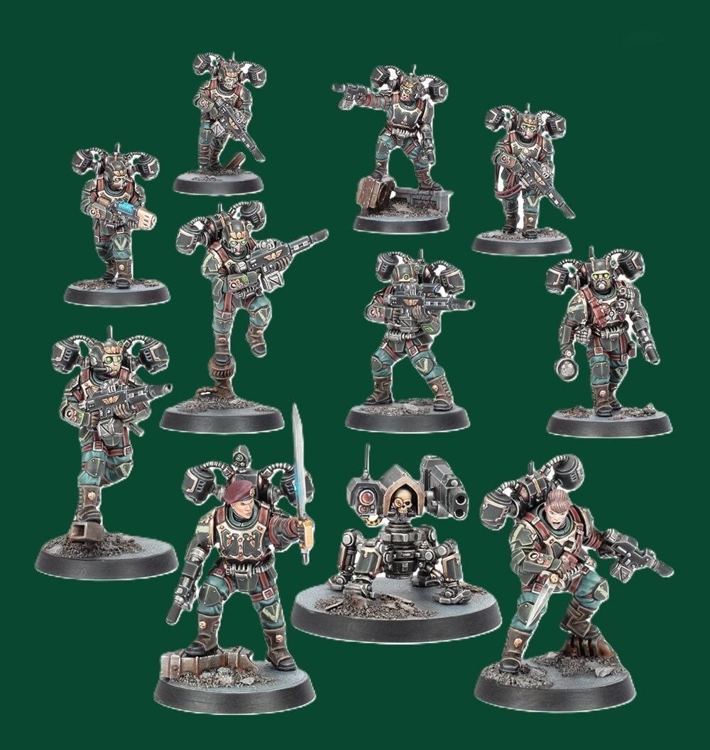 ミリタリー Warhammer 40k Tempestus Scions x2 Warhammer 40K Militarum Tempestus Scions