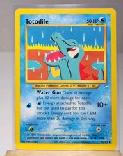Totodile 85/105 Common Neo Destiny Pokemon Unlimited Damaged on eBay