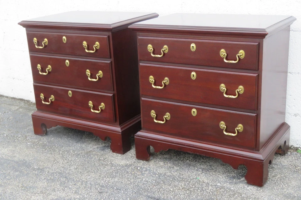 Mesitas de noche Link Taylor Heirloom mesitas de noche laterales un par 6146 Foto 4 de 4