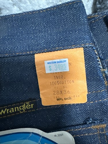 1970’s Wrangler 945DEN Deadstock Bootcut | 28X36 - Picture 2 of 7