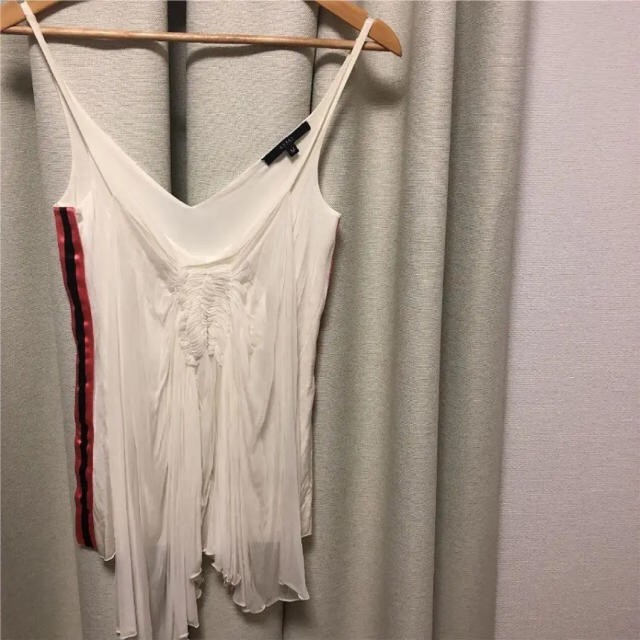 GUCCI White Camisole Top M Size Ladies