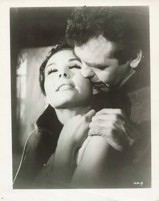 VTG Photo Beautiful Woman Handsome Man Intimate Romance Affection Love Kissing