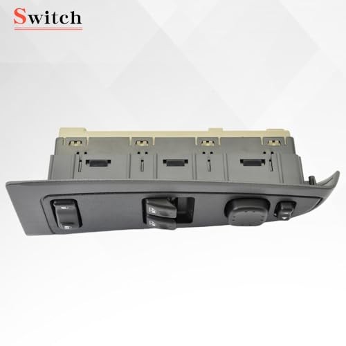 15883318 Front Driver Side Power Window Switch and NO Folding Mirror With Bezel - Picture 8 of 8