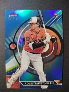 2023 Topps Finest - Adley Rutschman #22 Blue Refractor /150 (RC) Orioles