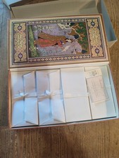 COFFRET PAPIER LUXE ST LOUIS SCHÉHÉRAZADE NEUF 1960s/70s SHAH D'IRAN RARE