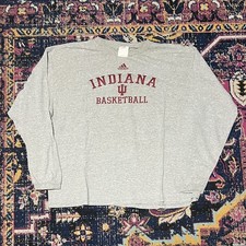 Indiana Hoosiers Basketball Adidas Men s Gray...
