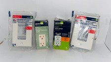 Leviton White New GFCI Outlet and Tamper Resistant Outlet and Covers