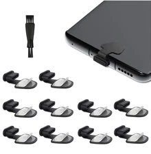 USB C Anti Dust Plug, Anti-Lost Type-C Port Plug Dust Cover，for Phones with USB