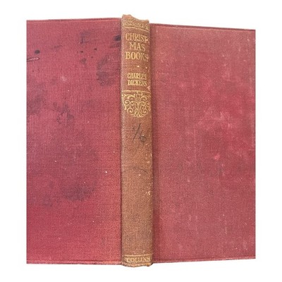 Charles Dickens Christmas Books Vintage Hardcover Illustrated Collins