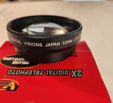 2X Digital Telephoto Lens Digital Visions Japan 52mm Thread High Definition bag