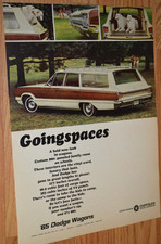 1965 Dodge Custom 880 Wagon Original Vintage Advertisement Print Ad-65