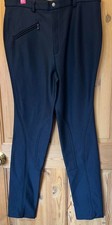 36"W BLACK mens jacey HORSE EQUINE RIDING jodhpurs