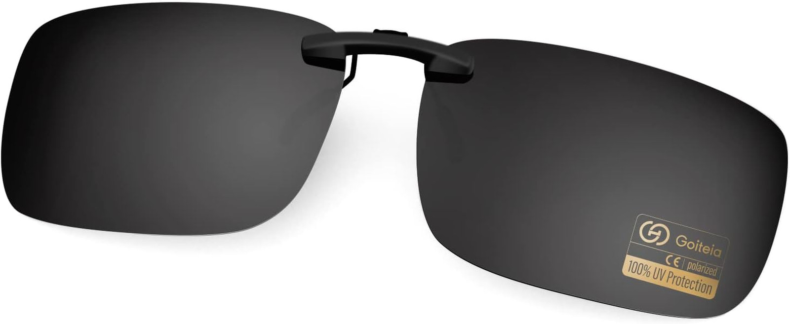 Goiteia Polarized Clip on Sunglasses over Prescription Glasses Men Women,Compact
