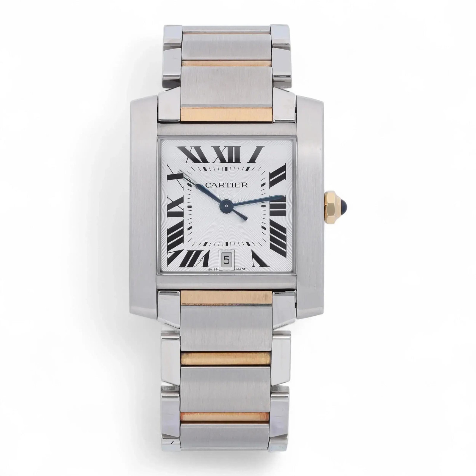 Cartier Tank Francaise W51005Q4 Steel And Gold Automatic Men's Watch