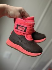 Toddler 7C Pink and Brown UGG Taney 3M Insulated Waterproof Snow Boots
