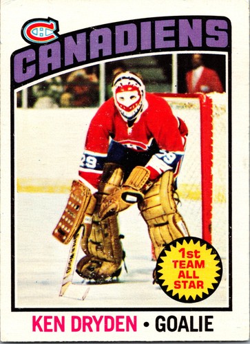 1976-77 O-Pee-Chee #200 Ken Dryden 1st Team All-Star Montreal Canadiens LP
