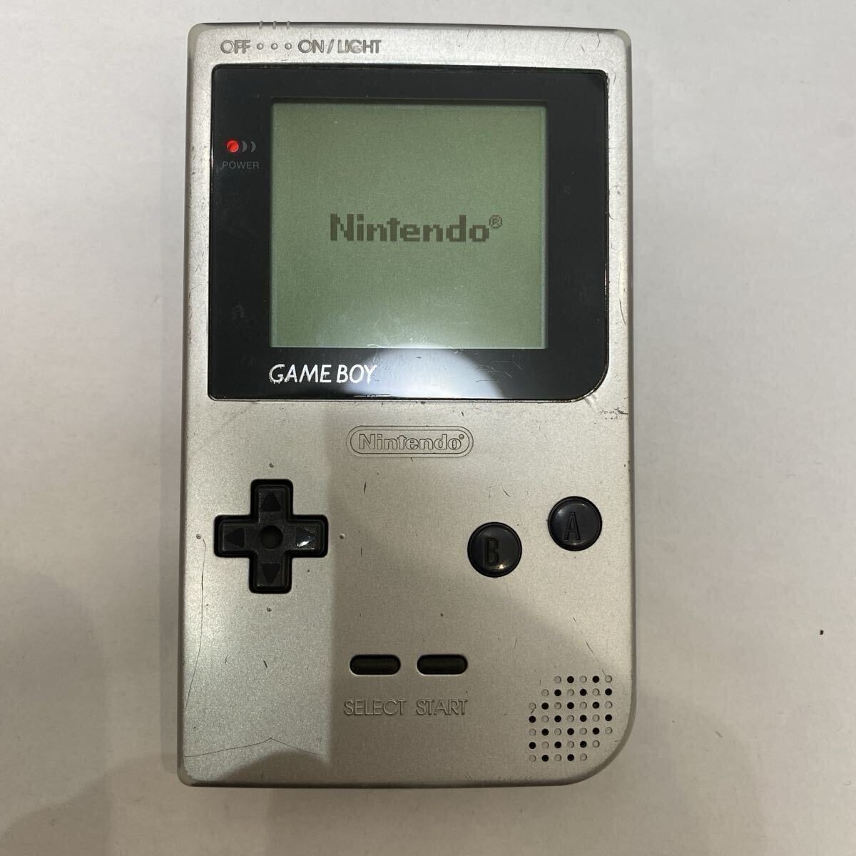 Nintendo Gameboy Light Console Silver MGB-101 GBL Japan Tested