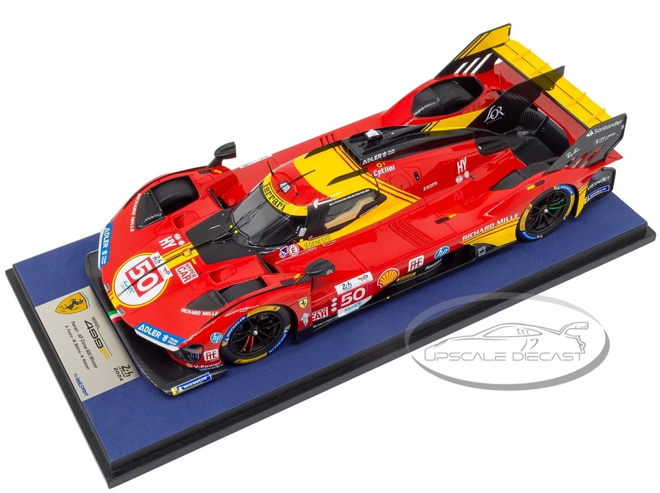 Looksmart 1/18 Ferrari 499P #50 Le Mans 24 hour 2024 Winner NEW LS18LM048 - Image 3 of 4