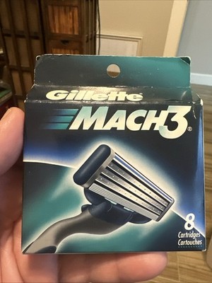 Gillette Mach 3 Razor Blade refills 8 Cartridges