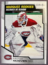2020-21 O-Pee-Chee Marquee Rookies #630 Michael McNiven Montreal Canadiens RC