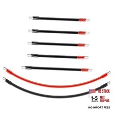 Golf Cart Battery Cables Power Wiring Kit, 4 Gauge Battery Cables for EZGO TXT