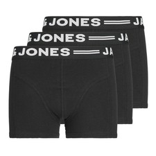Image of Jack&Jones Boys Boxer Shorts, 3 Pack - Sense Trunks, Cotton Stretch, Log...