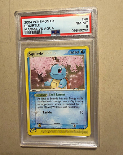 Squirtle graded PSA 8 for sale on eBay