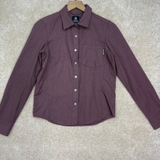 FLYLOW Brigitte Tech Flannel Women's XS Purple Insulated Snap Button Shirt
