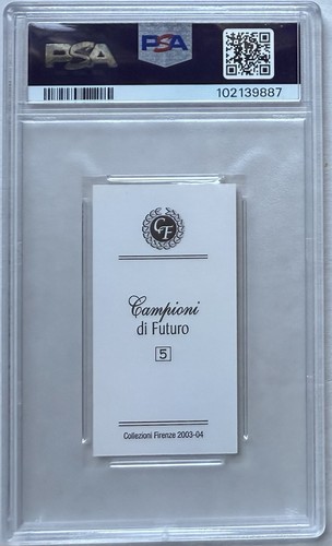2003 Campioni Di Futuro Red #5 Lebron James Rookie Card PSA 10 GEM MINT - Zdjęcie 2 z 2