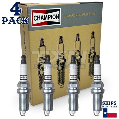 4 Pack Champion Copper Plus Spark Plugs for 2015-2021 Jeep Renegade 2.4L L4