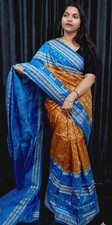 handmade silk saree for women's odisha gifts for women's - Handmade in India