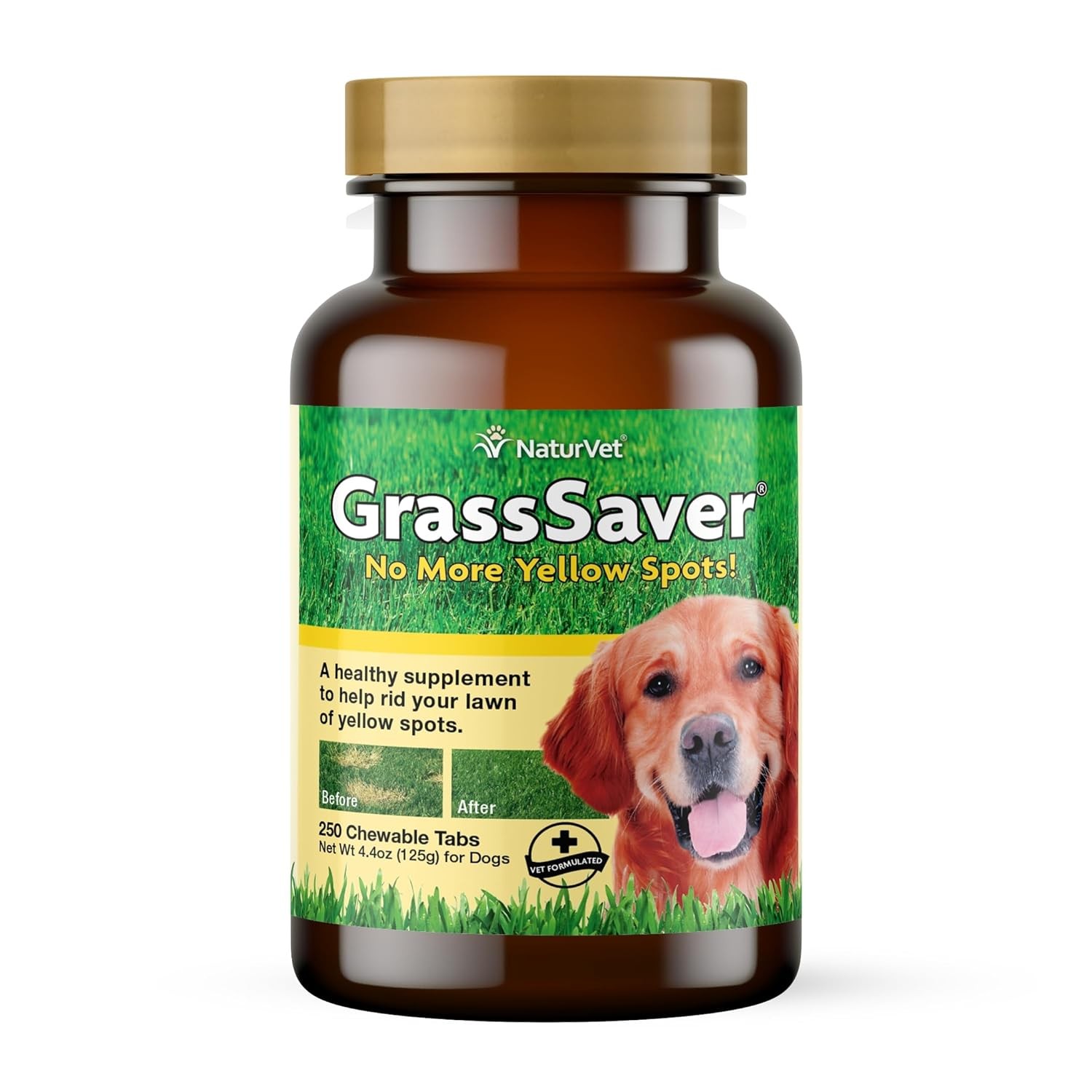 NaturVet GrassSaver For Dogs Get Rid of Yellow Lawn Spots 25