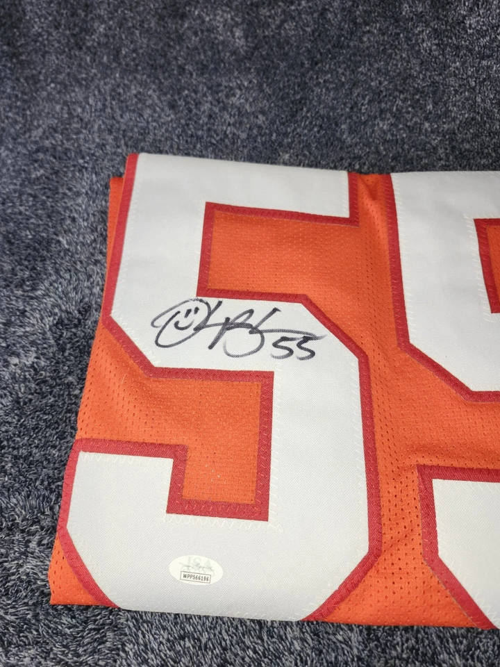 Derrick Brooks Hand Signed Throwback Creamsicle Jersey - Tampa Bay Buccaneers - Image 3 of 4