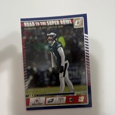 2025 Panini Donruss Football Jake Elliott Road to the Super Bowl #3 Insert Eagl…
