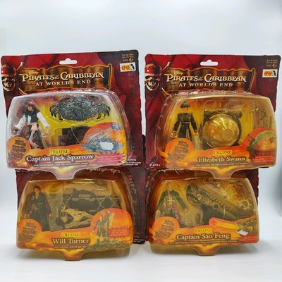 World End Pirates Captain Sparrow 4 Action Figure Deluxe Full Set Zizzle H23