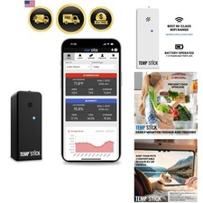 Temp Stick Remote WiFi Temperature Humidity Sensor, Data Logger. No Subscri...
