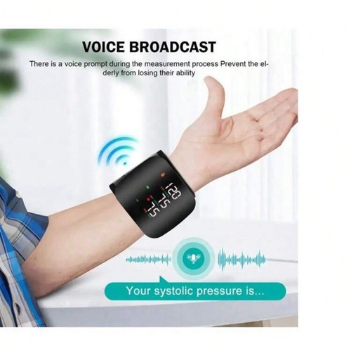 Smart Touch LCD Screen Chargeable Voice Wrist Blood Pressure - Zdjęcie 4 z 7