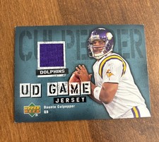 Daunte Culpepper 2006 Upper Deck UD Game Jerseys GJ-DC Miami Dolphins Vikings