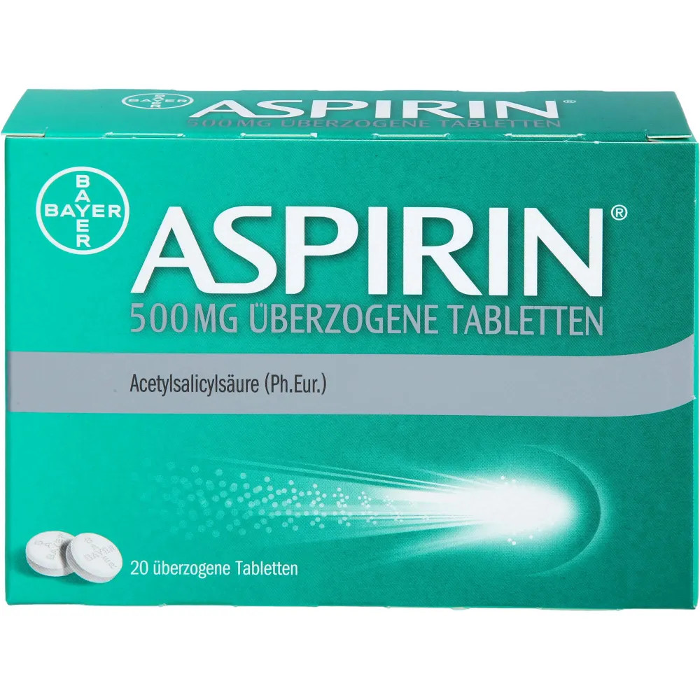 Aspirin 500 mg Überzogene Tabletten 20St - PZN 10203603