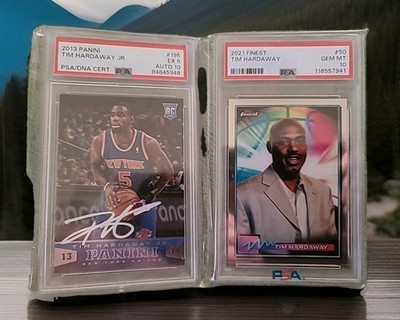 NBA RC Auto TIM HARDAWAY Jr. 直筆 ルーキー サイン 2013-14 Panini Tim Hardaway Jr. (RC) DNA auto & Tim Hardaway 2021
