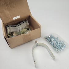 Lot of 25- Power-Strut PS1200 3-7/8 GA OD Tubing Clamp, 3-7/8"Electro-Galvanized