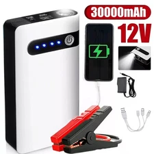 Car Jump-Starter Booster Jumper Box Power Bank Battery Charger Portable