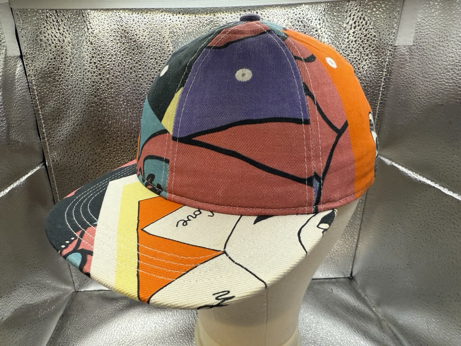 Patta Lady Amsterdam Abstract Art Patchwork Hat C… - image 1