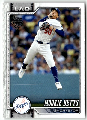 2026 Topps MLB Série 1 N° 41 Mookie Betts Carte Sport Baseball - Photo 1/2
