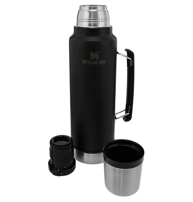 Stanley Classic Legendary Vacuum Bottle, 1.5 Qt Thermos, Matte Black