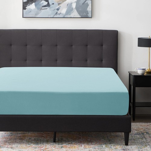 Extra Deep Pocket Fitted Sheets Soft Microfiber 110 GSM Sheet All Around Elastic - Picture 84 of 104